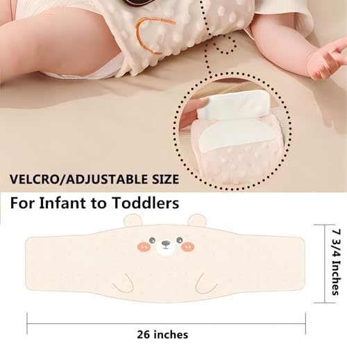 Image of New Generation Baby Colic and Gas Relief - Baby Heating /Vibrating Tummy Wrap,Slight Vibration And Gentle Heat Relief of Upset Stomach And Helps Baby Fall Asleep