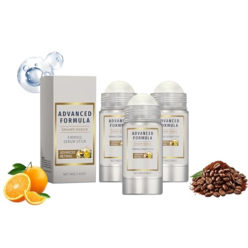 Retinol Augen Roll On kühlend mit Vitamin c&Hyaluronsäure-Verbesserung dunkler Ringe, Anti-Falten und Anti-Aging, die die Haut um die Augen festigen-geeignet-für alle Hauttypen geeignet (3pc, 120g)