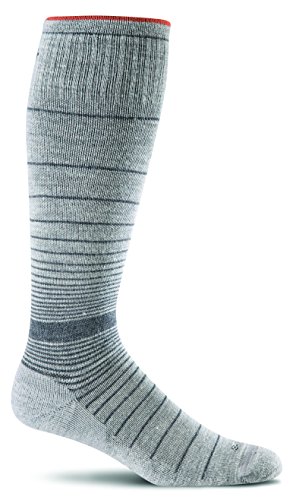 Sockwell Women's Revolution Graduated Compression With Bunion Relief, Grey, Medium/Large
