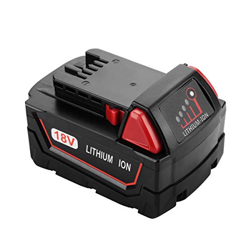 ANTRobut 5.0Ah XC Battery for Milwaukee Battery 18V Lithium Replacement for Milwaukee 48-11-1840, 48-11-1815, 48-11-1820, 48-11-1850 Lithium-ion Milwaukee 18-Volt Battery
