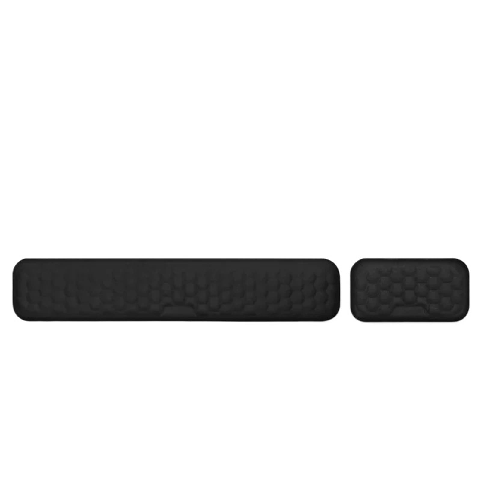 Handgelenkauflage für Tastatur Keyboard Mouse Wrist Rest Ergonomic Office Typing Protect Relax Memory Foam Pad Computer Notebook(Black large small)