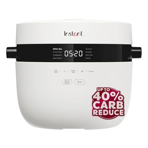 Instant Pot Electric Rice Cooker & Steamer, 5L (20 Cup) - With Dishwasher-Safe Non-Stick Cooking Pot, Stainless-steel Steamer Basket, Measuring Cup - With Slow Cooker & Sauté Functions