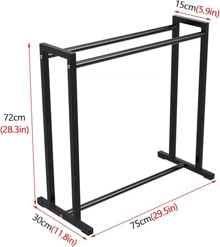 Présentoir de raquettes robuste en acier avec grande capacité - 3