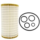 Car Oil Filter Compatible with Benz SLK R171 SLK280 SLK350 M272.942/963/969 2996CC 3498CC Engine