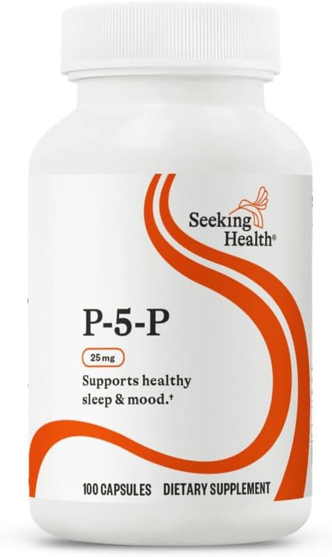 Evorina Seeking Health P-5-P (Pyridoxal 5-Phosphate) - Immune Health & Homocysteine Metabolism Support - Support Energy Production with Bioavailable Vitamin B6-25, 100 Capsules | High Strength Herbal Supplement | Clean Label Ayurvedic Wellness-image-8