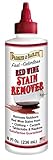 Parker & Bailey Red Wine Stain Remover - Instant Stain Removal, Fast Acting Odorless Spot Remover for Carpets, Upholstery, Furniture, Clothing and Other Fabric, Detergent Booster - 8 oz Bottle