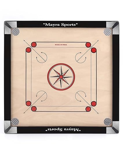 Mayra Wooden Carrom Board with All Coins Powder (Carrom Board) (B0CP5VW29T) Amazon Price History, Amazon Price Tracker