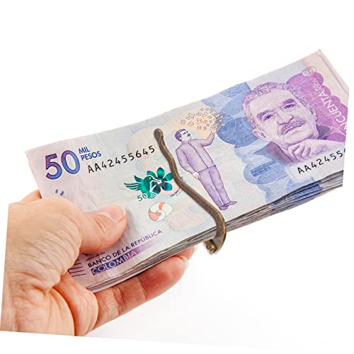 Beaupretty 2Pcs Metal Spring Money Clips Wallet Check Holders Credit Card Cash Organizer Compact Vintage Bronze4