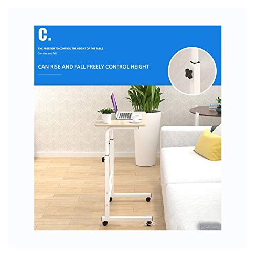 Support pour ordinateur portable à roulettes et table de lit inclinable multi-usage