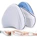 Produktbild QXMCOV Leg Pillow, Beinruhekissen ergonomisches Knie, Memory Foam Kissen Komfort für Seitenschläfer, stützt Ihre Knie & Beine (2 Stück)