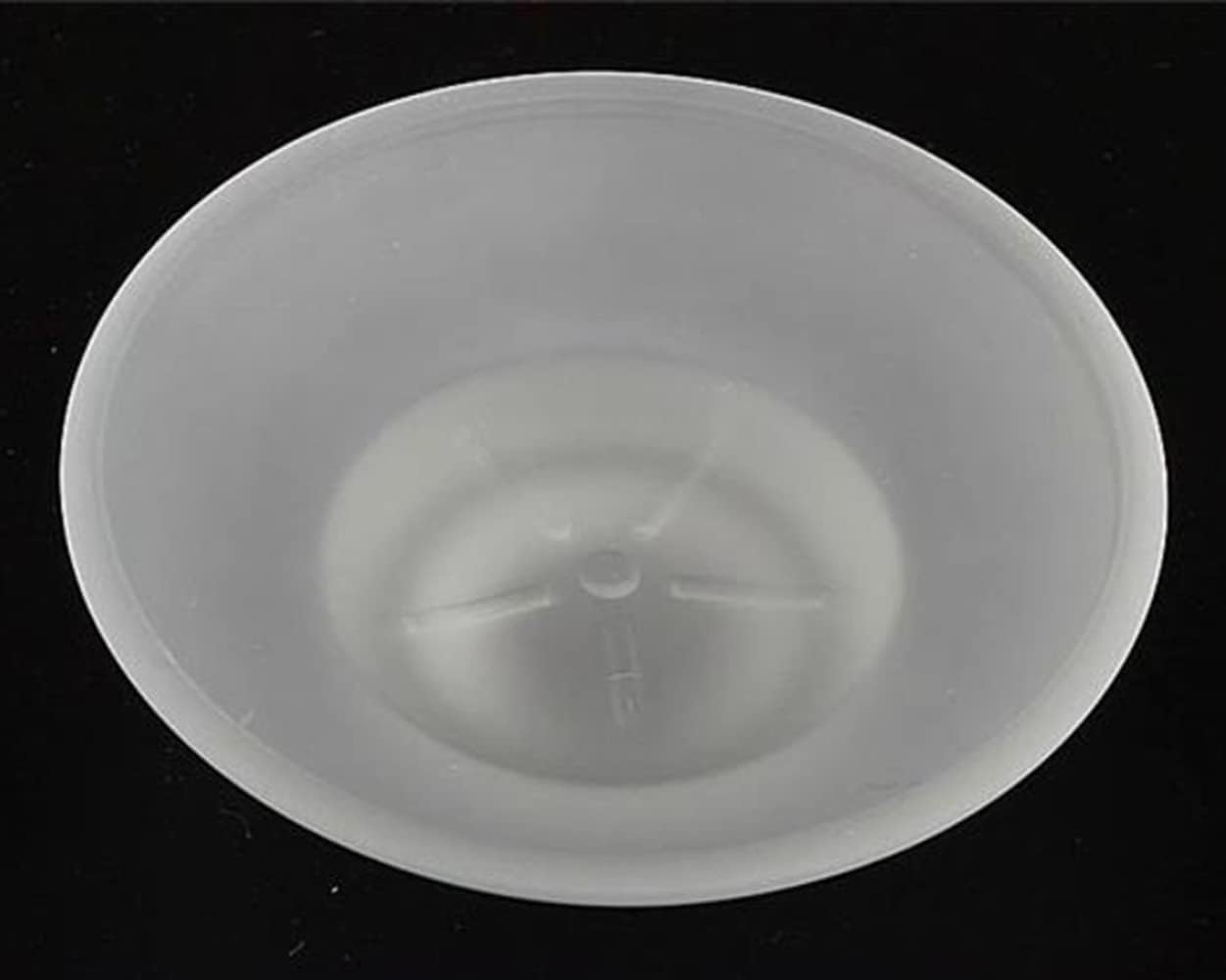 Frosted Glass Soap Dish Round Bathroom Replacement Soap Holder 2 Pieces XL40D-2