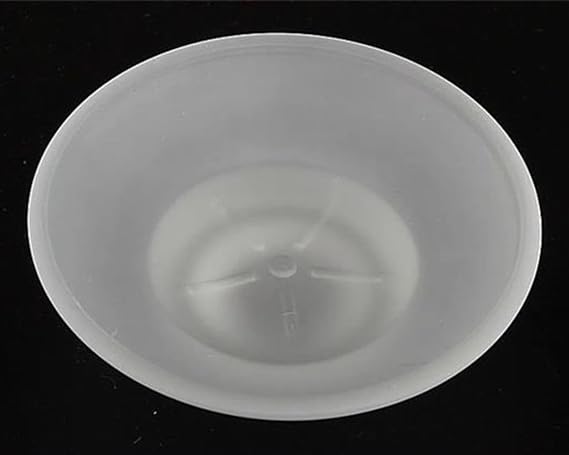 Frosted Glass Soap Dish Round Bathroom Replacement Soap Holder XL40D