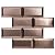 Avant Decor | Peel and Stick Backsplash Tiles | Stick On Wall Tiles for Kitchen and Bathroom | Aluminum 3D Subway | 12” x 11.93” | Single Tile