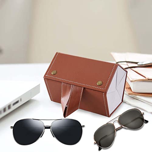 harayaa Estojo Organizador de Óculos de Sol Masculino Suporte de Óculos de 5 Compartimentos Armazena