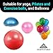 Sports Stable Exercise Ball Pump, Dual Inflation Manual Air Pump for Your Gym,Swiss, Yoga Ball, Pool Inflatables and Party Balloons