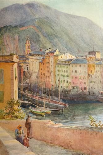 Impression sur toile le port de Camogli Tyndale peinture moderne décoration salon 60x90