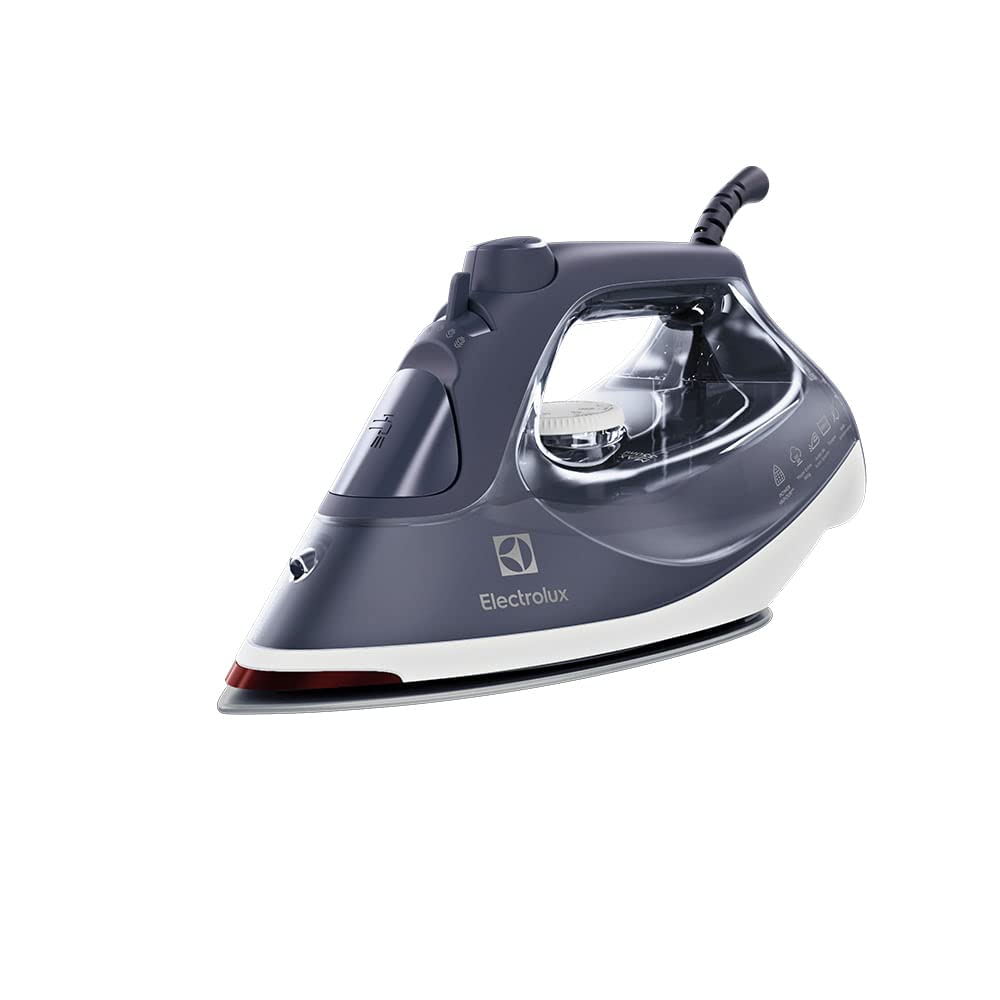 Ferro de Passar Seco e vapor Electrolux antiaderente base ceramica vapor