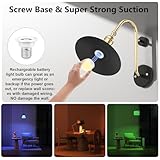 Oumida E27 Rechargeable Light Bulb with Remote Timer and 12 Color,3 Temperatures,6W Dimmable Battery Backup Bulb for Sconces and Lamps,Detachable Charging RGB LED Bulb for Non Hardwired Lamps (1) - Image 2