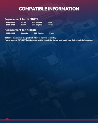 Image of KAX AC Blower Motor Compatible with Nissan Armada 2017-2022, Infiniti QX80 2014-2022, QX56 2011-2013- HVAC Heater Blower Motor Replaces#76528,700355,27220JK01A