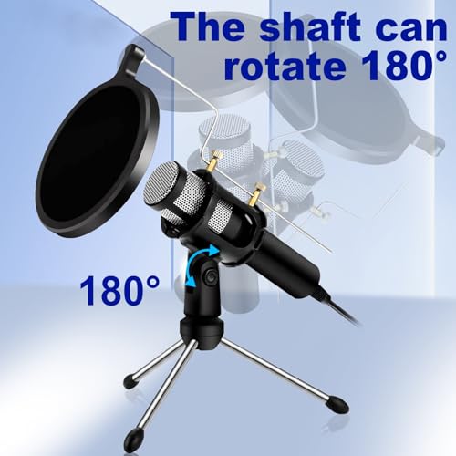 Microphone d'enregistrement de studio E300 haute sensibilité avec support de bureau stable - 5