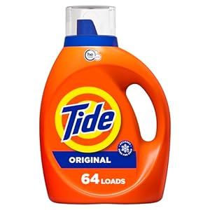 Tide Liquid Laundry Detergent Soap, Original Scent, HE Compatible, 64 Loads, 84 fl oz