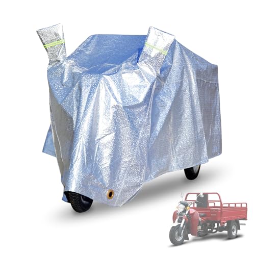 AIBLTAY Premium Adult Tricycle Cover,Ideal for Heavy Duty Electric Tricycle,Motorcycles or SANBENGZI Outdoor and Indoor Storage,Protect 3-Wheel Bike from Rain,Dust,Debris,and Sun (XXL: 8.2-9.18x3.6ft)