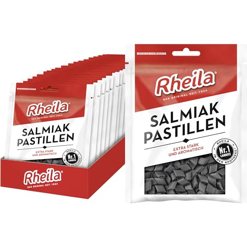 Rheila Salmiak-Pastillen 1.800g - Mit Hohem Anteil...
