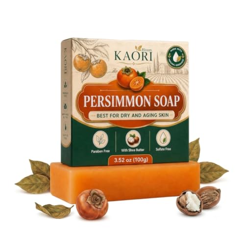 KAORI Deodorizing Persimmon Soap |Feel fresh and clean all day long | with Persimmon Extract for Men & Women (1pc)