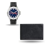 MLB Herren Armbanduhr und Geldbörse Set (schwarz), Herren, schwarz, 7.5 x 4.25 x 2.75-Inch