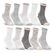 10 Paar Damen Socken Baumwolle Mehrfarbig Streifen Punkte Herzen 34911/2 (35-38)