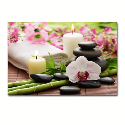 Tableau moderne relaxant sur toile 60x80 | Impression art mural contemporain