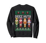 Photo Gallery deez nuts schiaccianoci ugly christmas sweater funny holiday felpa Photo Gallery deez nuts schiaccianoci ugly christmas sweater funny holiday felpa