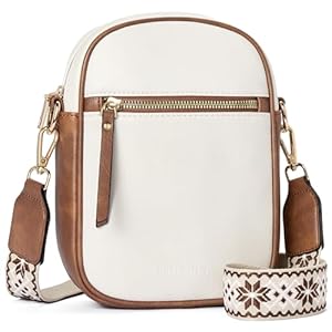 BOSTANTEN Small Crossbody Bags for Women Designer Zip Cell Phone Purse Shoulder Handbags Wallet with Card Slots