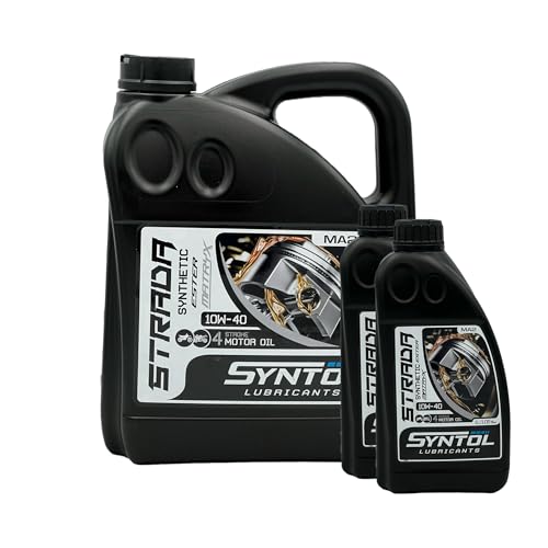 Image of Syntol 10w40 Motorcycle Engine Oil Fully Synthetic 4 Stroke JASO MA / MA2 (6L)