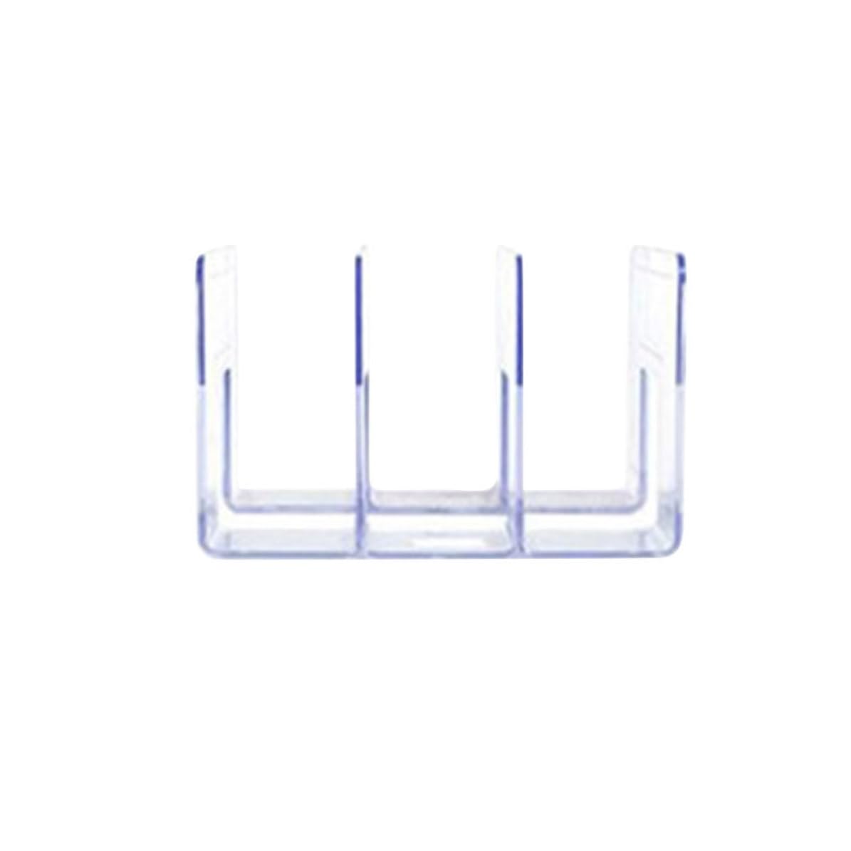Support de lecture acrylique 3 compartiments organiseur compact de bureau