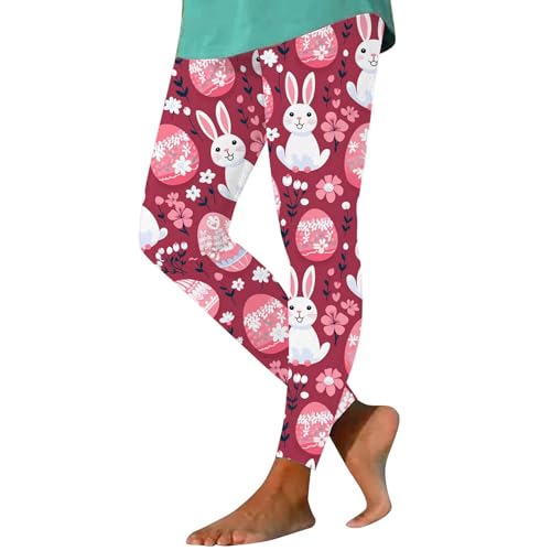 Generisch Leggings de yoga para mujer con estampado de taiste para gimnasio, actividades de carrera y entrenamiento de compresión, rojo, XL