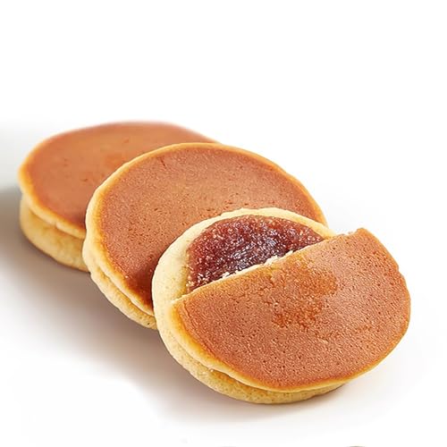 Dorayaki Red Bean Paste Pancake, Traditional Asian Sweet Treat and Candy 20-Pack Japanese Dessert Delight for Afternoon Tea and Daily Snacking 8.46oz(240g)