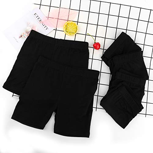 KEREDA 6 Pack Girls Black Cycling Shorts Children Kids Teen Pe Shorts Dance Sports Yoga Bike Safety Under Dress Breathable Age 2-10 Years - Image 7