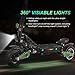 MetaMoov ZU06 Electric Scooter Adults, 1200W Motor Up to 35 MPH, 52V 20Ah Battery 50 Miles Long Range, NFC Smart Unlock & Dual Disc Brakes with EABS, 10
