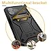 Simicoo for iPhone 17 Pro Max Metal Military Heavy Duty Case, Metal Bumper Silicone Shockproof Dustproof Rugged Tough With Stand Screen Protector Camera Control full body Drop Protective Cover (Black)