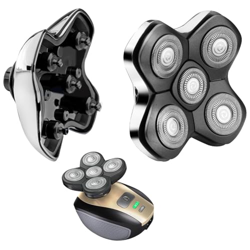 Universal Magnetic 5 Blades for MANSCAPED Dome Shaver and Many Brands, Head Shaver Replacement Heads for Universal Replacement Heads