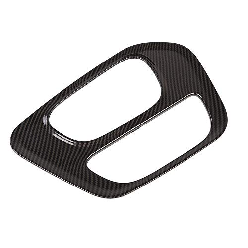 Voodonala for Challenger Gear Shift Panel Covers Decoration Trim Accessories for Dodge Challenger 2015 up (Carbon Fiber Grain)