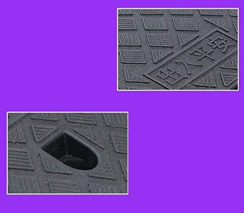 Rampa de umbral para silla de ruedas de plástico gris 25x27x11 cm miniatura 2