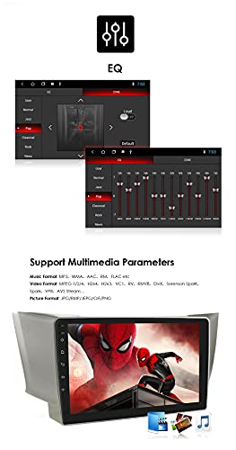 9 Inch Android 10 Car Radio Stereo for Lexus RX300 RX330 RX400H 2003-2009/Toyota Harrier 2003-2009, 2 Din GPS Navigation Support USB Connection Wheel Control Rearview Camera WiFi Bluetooth