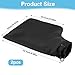 2 Pcs Replacement Anti Dust Cover Bag for 255 Miter Saw with Zipper, Black Dust Collection Bags, Adjustable Stand Dust Bag for Belt Sander Parts Diagonal Saw Miter Saws Accessories