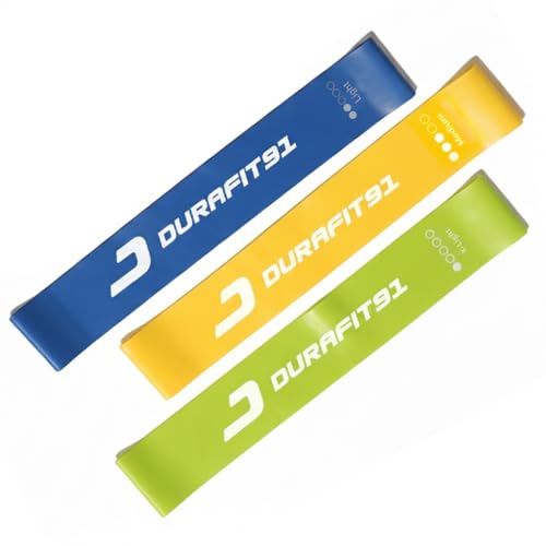 Image of Resistance Bands Set of 3(Ultra Light to Medium) Booty Bands for Unisex | Mini Loop Hip Bands for Toning Glute, Leg & Squat Training | Exercise Bands for Gym, Yoga, Pilates, Fitness