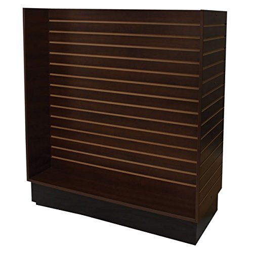 KC Store Fixtures 01559 Slatwall HUnit, 48" x 24" x 54" High, Choc