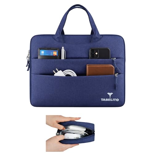 Image of Tabelito Basic 13.3 inch Laptop Bag Sleeve Cover with Box for HP /Dell /Accer /Apple /Asus /Ultrabook /Razer Laptops Etc.-Blue 13.3 INCH