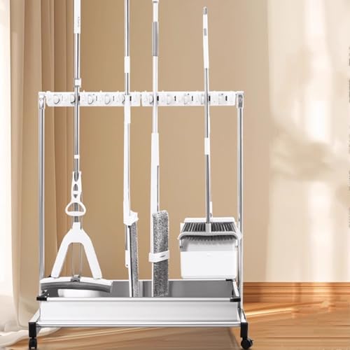 Support pour balai en inox pour le nettoyage des restaurants - 2