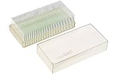 neoLabLine Polycarbonat Stapelbaren Labobox-Kästen mit Stülpdeckel, Transparent, 178 mm x 83 mm x 55 mm